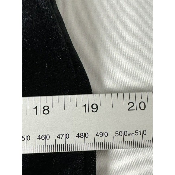 TTY Bridal Women's Size 8 Black Off The Shoulder Velvet Mermaid Evening Gown - Picture 15 of 16